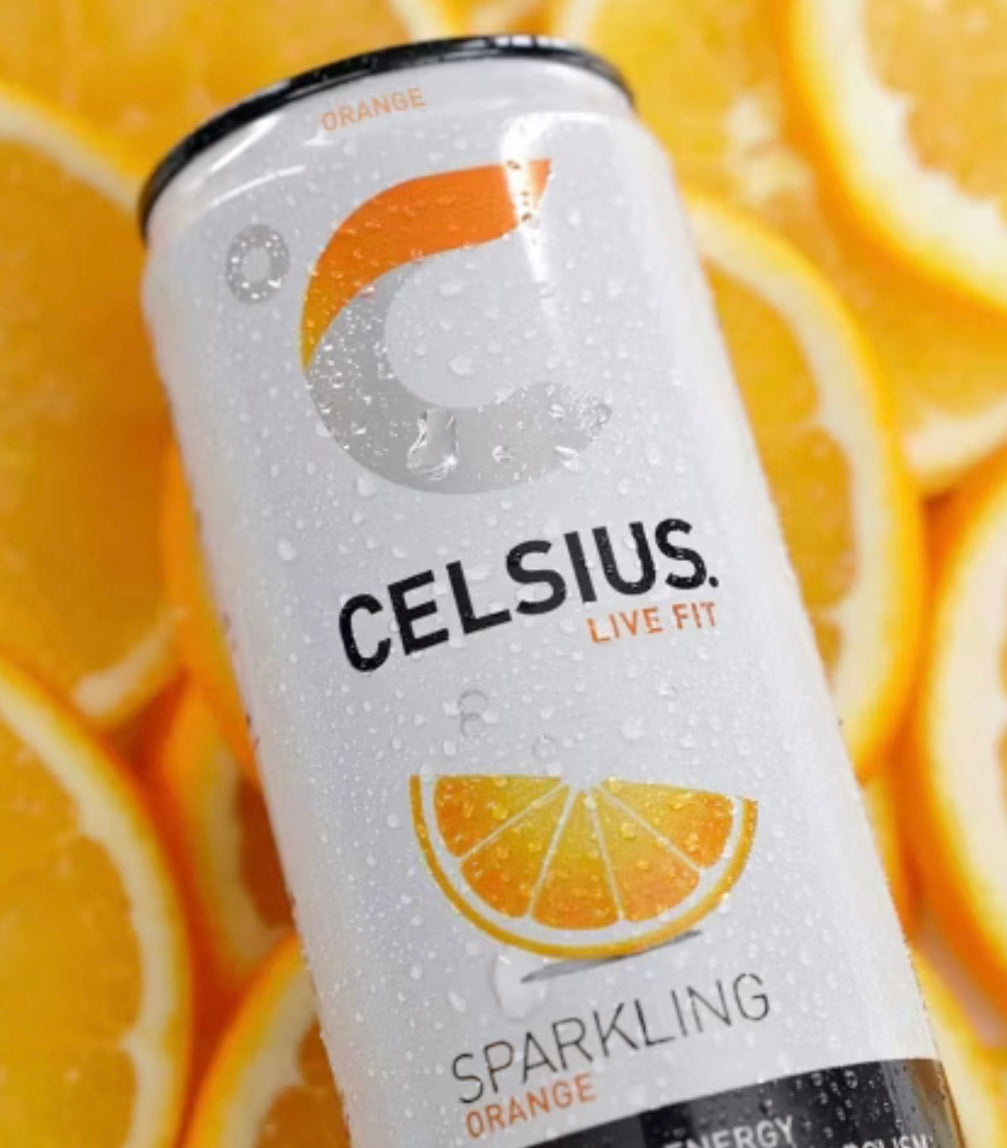 CELSIUS SPARKLING ORANGE ENERGY DRINK, 12 Fl Oz