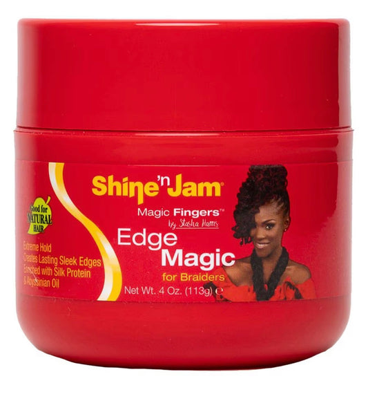 SHINE 'N JAM EDGE MAGIC FOR BRAIDERS, 4 Oz