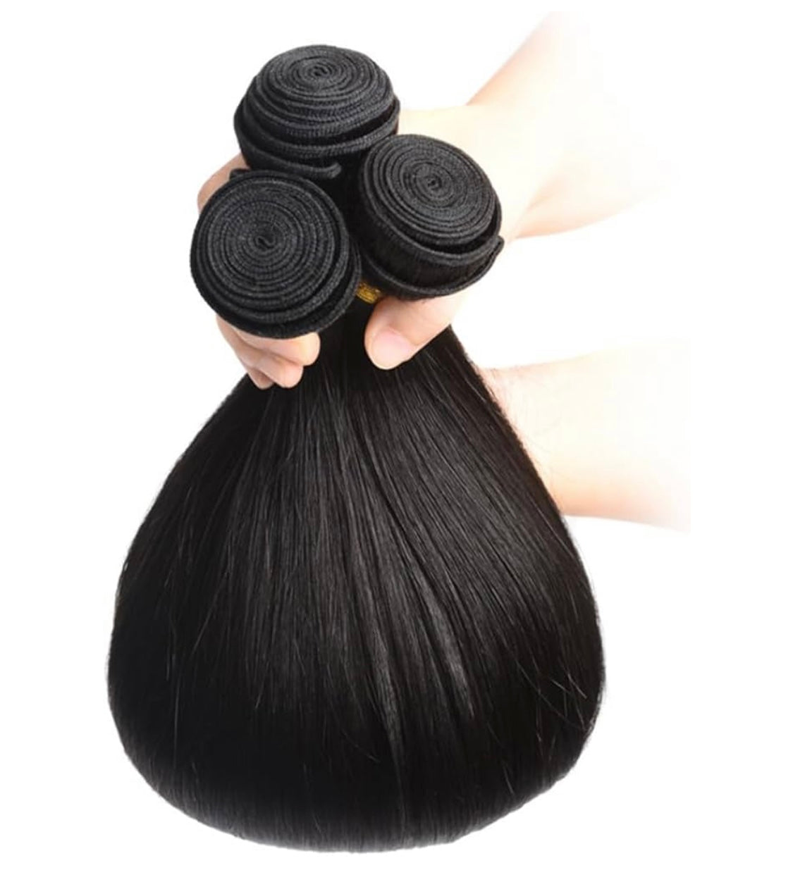 BRAZILIAN STRAIGHT UNPROCESSED 100% HUMAN HAIR VIRGIN REMY 12" 14" 16"
