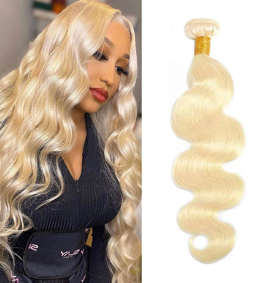 B&B EXPRESS GOLD 100% BRAZILIAN BODY WAVE VIRGIN HUMAN HAIR COLOR 613, 28"