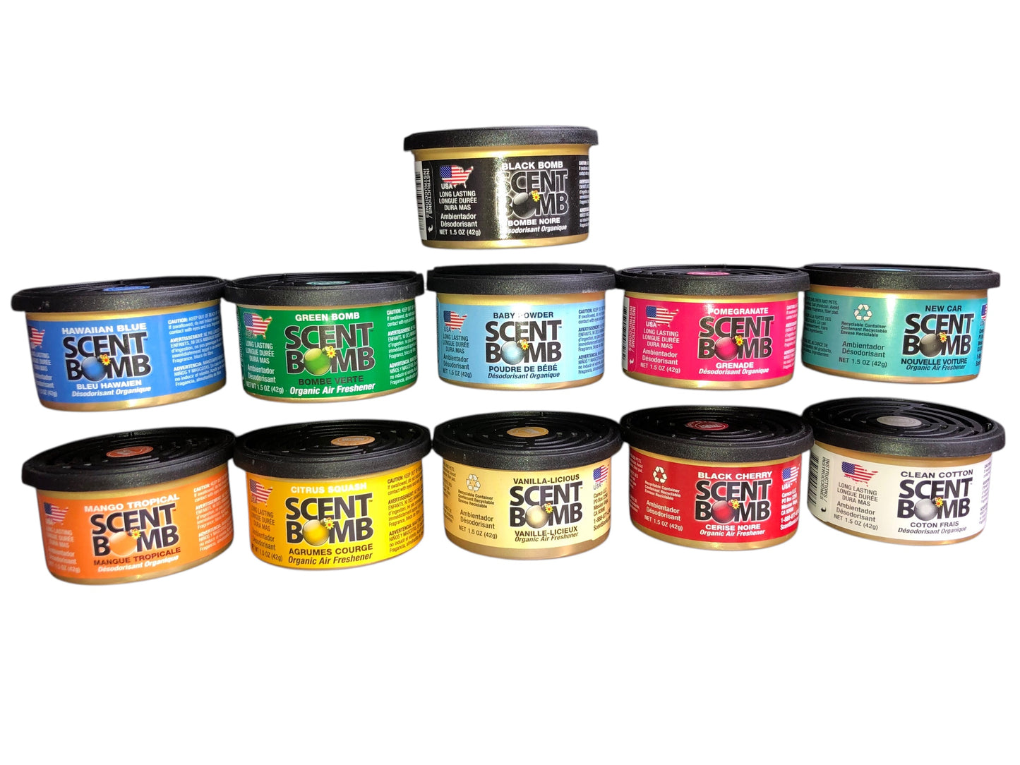 SCENT BOMB ORGANIC CAN AIR FRESHENER