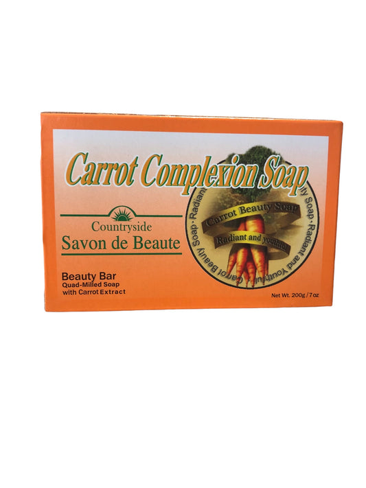 Carrot Complexion Soap Skin Tone Improvement w/ Carrot Oil (7 oz)