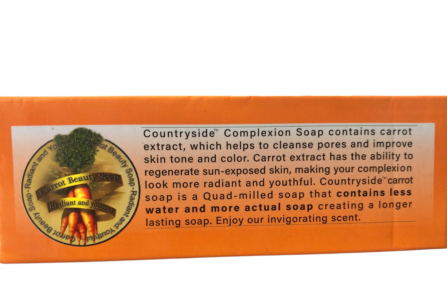 Carrot Complexion Soap Skin Tone Improvement w/ Carrot Oil (7 oz)