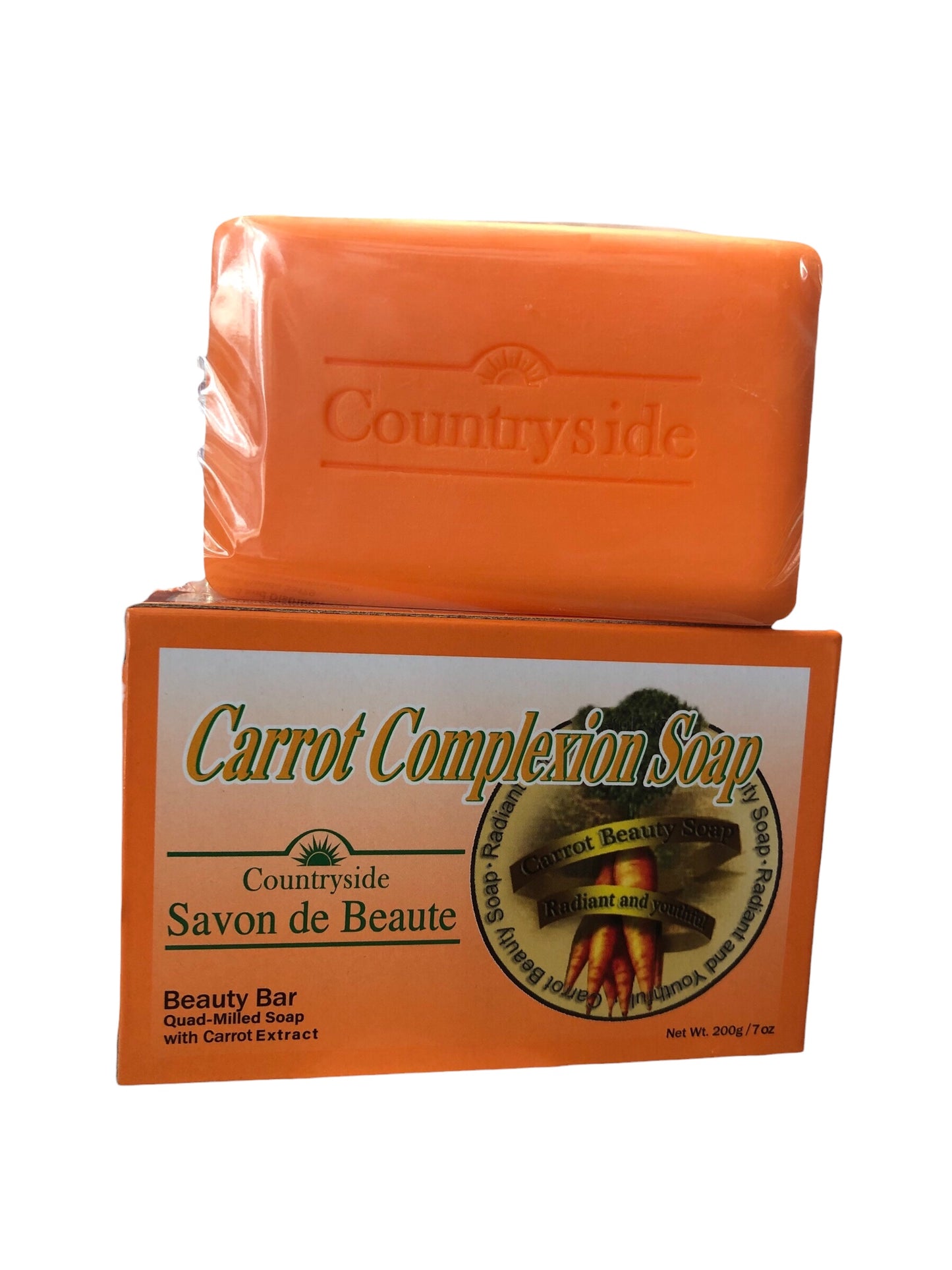 Carrot Complexion Soap Skin Tone Improvement w/ Carrot Oil (7 oz)