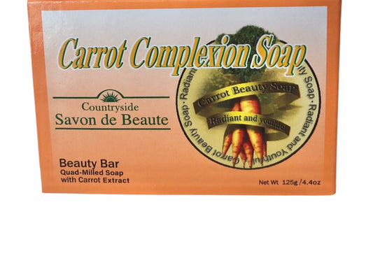 Carrot Complexion Soap Skin Tone Improvement w/ Carrot Oil (4.4 oz)
