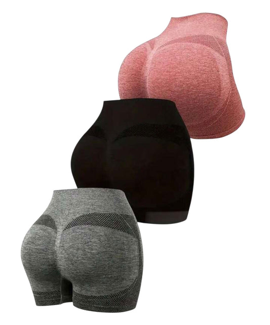 YOGA SHORTS, HIGH WAIST WORKOUT SHORTS, FITNESS YOGA BUTT LIFT SHORTS, FITNESS LADIES YOGA GYM RUNNING SHORT PANTS AND SPORTSWEAR